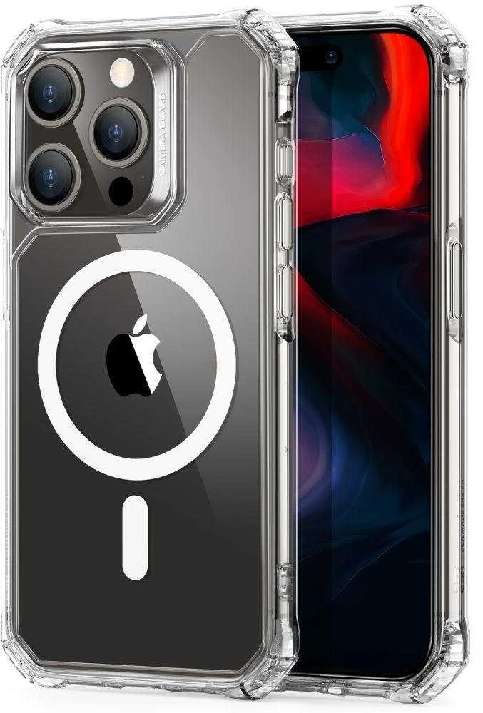 ESR Air Armor Dėklas MagSafe iPhone 15 Pro Max, Clear