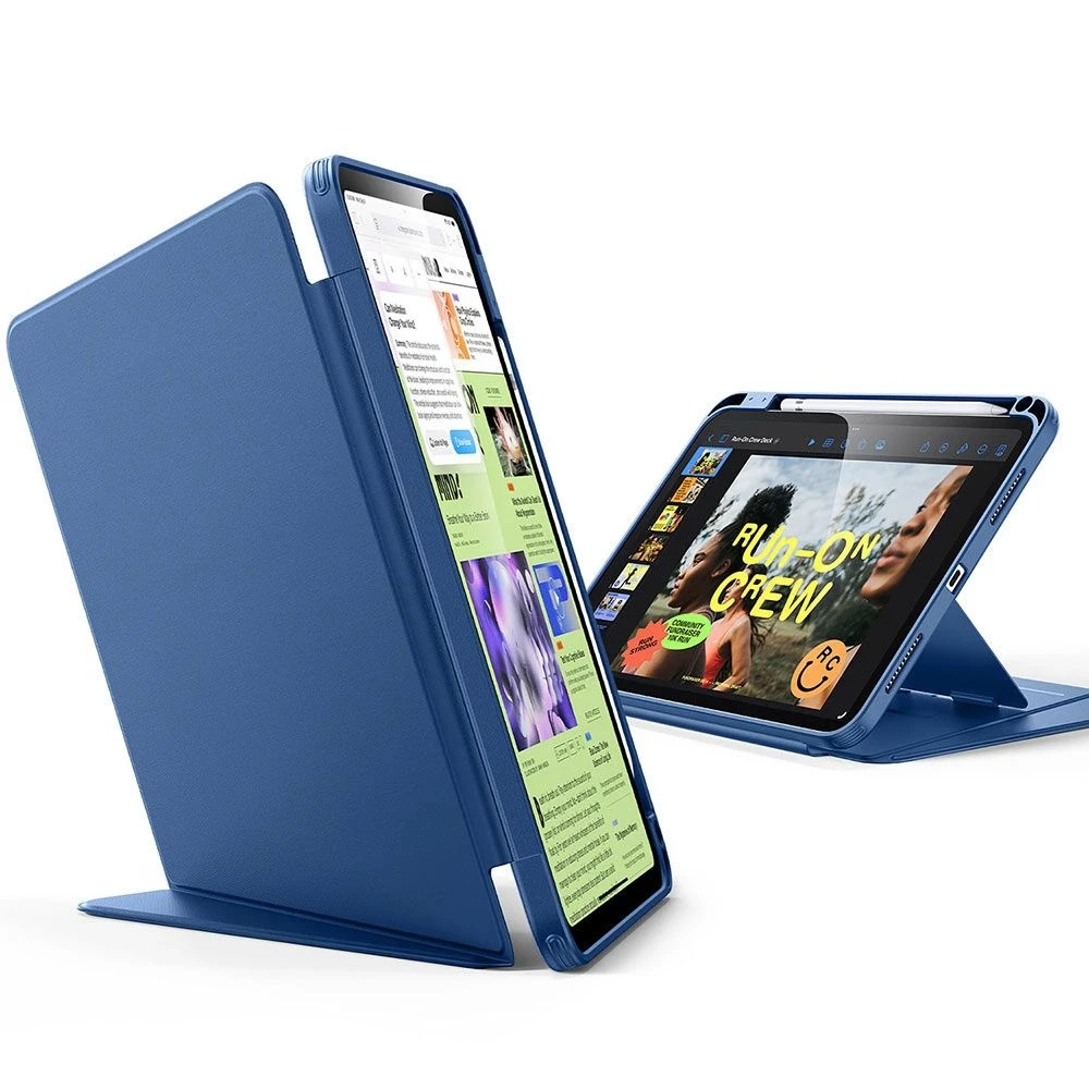 ESR atverčiamas hibridinis dėklas, skirtas iPad 10.9” 2022 / iPad 11” 2024 - Mėlyna