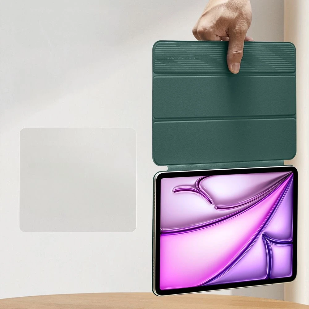 ESR atšokantis magnetinis dėklas, skirtas iPad Pro 12.9” 2020 / 2021 / 2022 / iPad Air 13” 2024 / 2025 - Žalias
