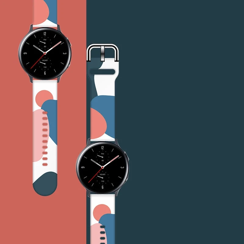 Hurtel Apyrankė Moro, skirta Samsung Galaxy Watch 46 mm silikoninio dirželio apyrankės raštas 10