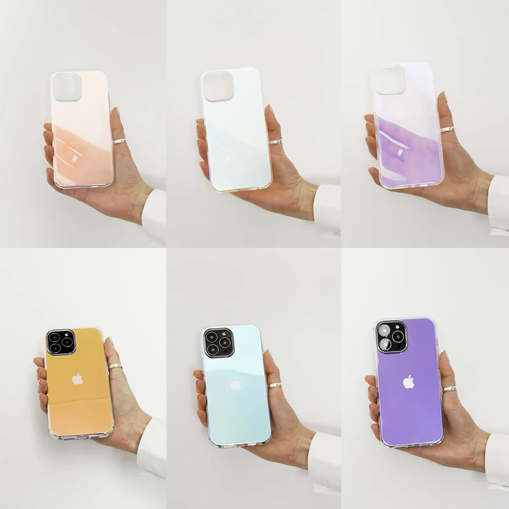 Hurtel Aurora Apple iPhone 13 Pro Neon Gel dėklas telefonui mėlynos spalvos