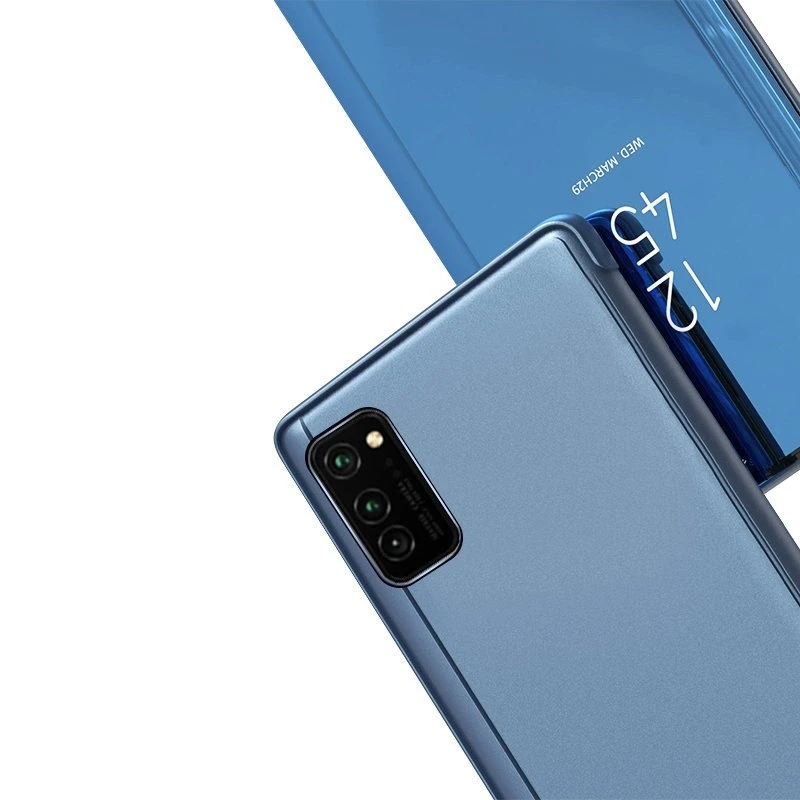 Hurtel Clear View dėklas flip cover Samsung Galaxy A03s (166.5) dėklas telefonui juodos spalvos