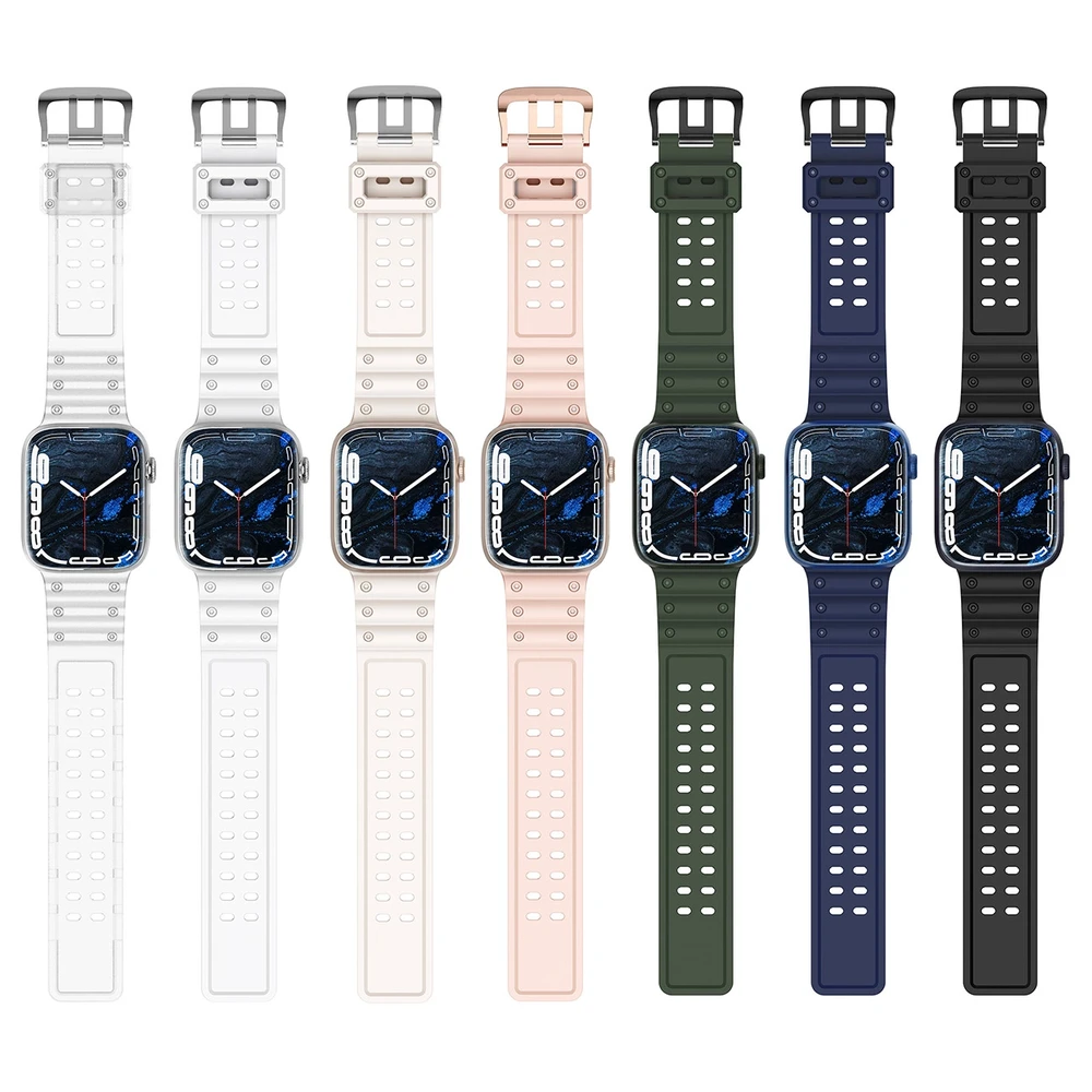 Hurtel Apyrankė Triple Protection Apple Watch SE, 9, 8, 7, 6, 5, 4, 3, 2, 1 (41, 40, 38 mm) žalios spalvos
