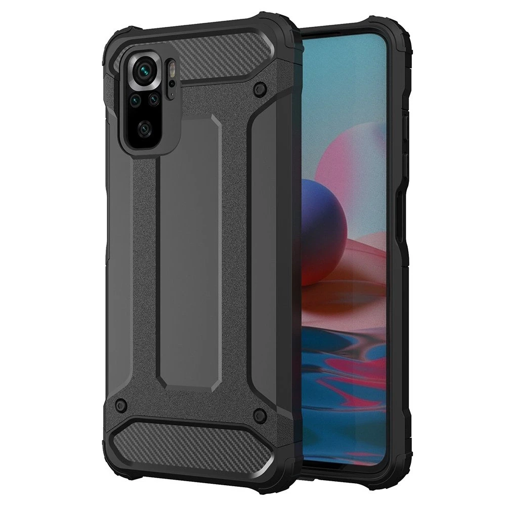 Hurtel Hybrid Armor armored hybrid case cover Xiaomi Redmi Note 11 Pro+ 5G (China) / 11 Pro 5G (China) / Mi11i HyperCharge / Poco X4 NFC 5G dėklas telefonui juodos spalvos