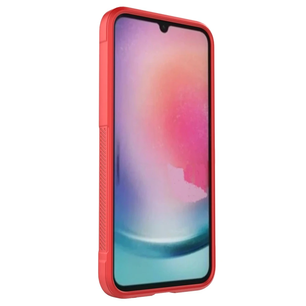 Hurtel Magic Shield Samsung Galaxy A24 4G flexible armored dėklas telefonui raudonos spalvos