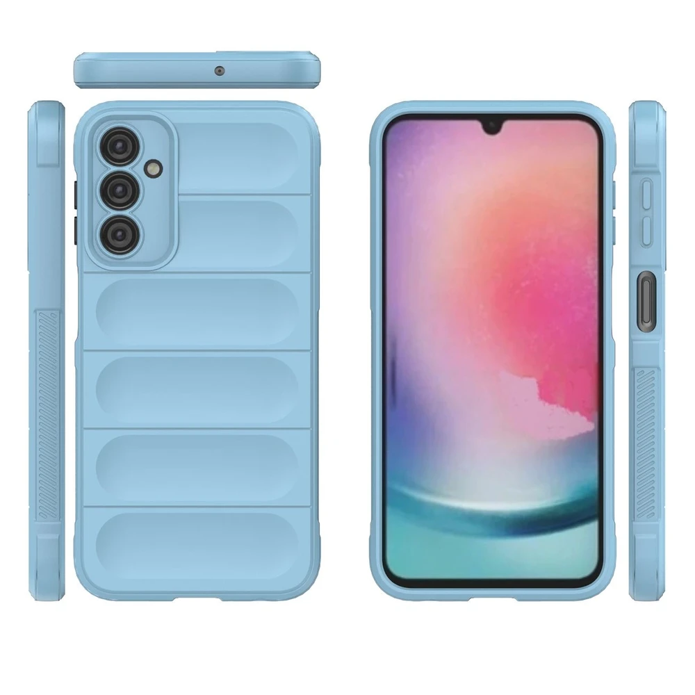 Hurtel Magic Shield Samsung Galaxy A24 4G flexible armored light dėklas telefonui mėlynos spalvos