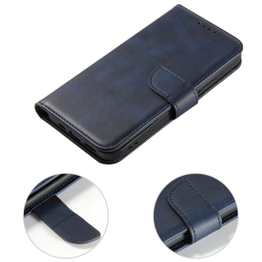 Hurtel Magnet dėklas elegant flip cover case with stand function Xiaomi Redmi Note 11 Pro+ 5G (China) / 11 Pro 5G (China) / Mi11i HyperCharge / POCO X4 NFC mėlynos spalvos