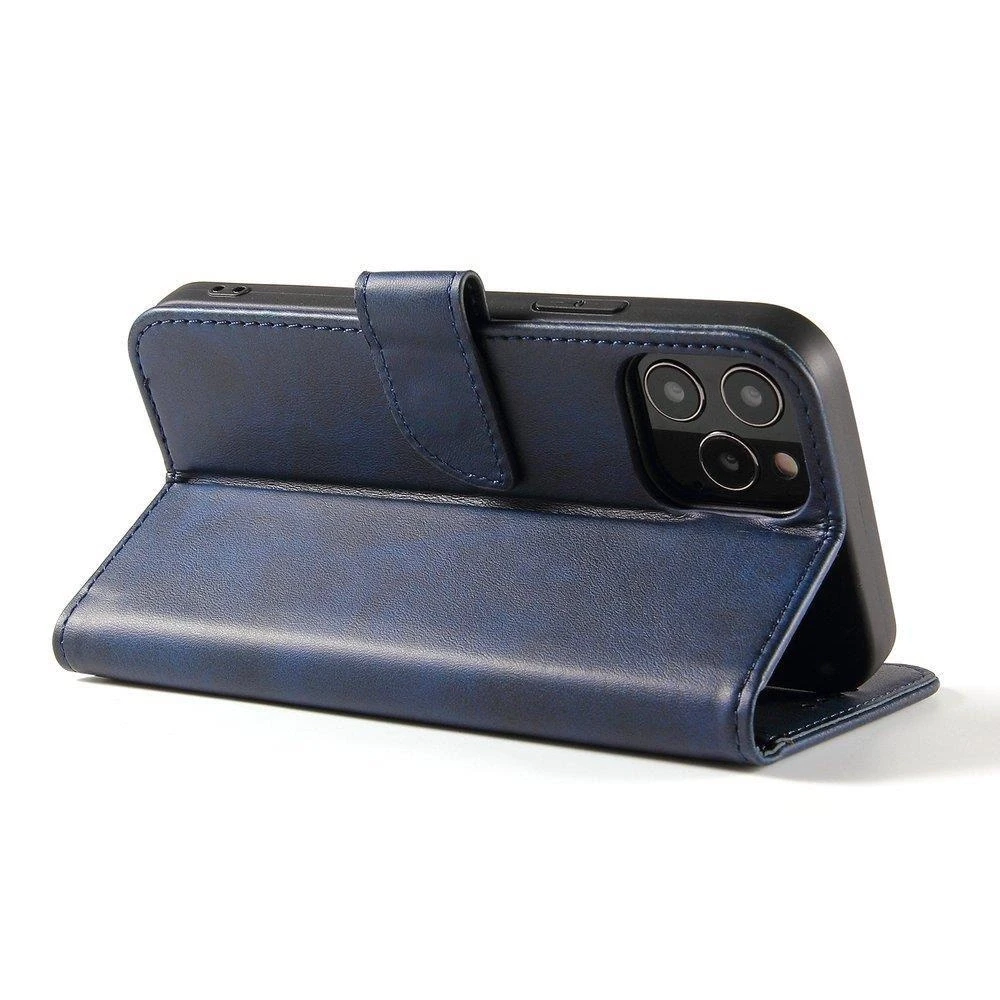 Hurtel Magnet dėklas elegant flip cover case with stand function Xiaomi Redmi Note 11 Pro+ 5G (China) / 11 Pro 5G (China) / Mi11i HyperCharge / POCO X4 NFC mėlynos spalvos