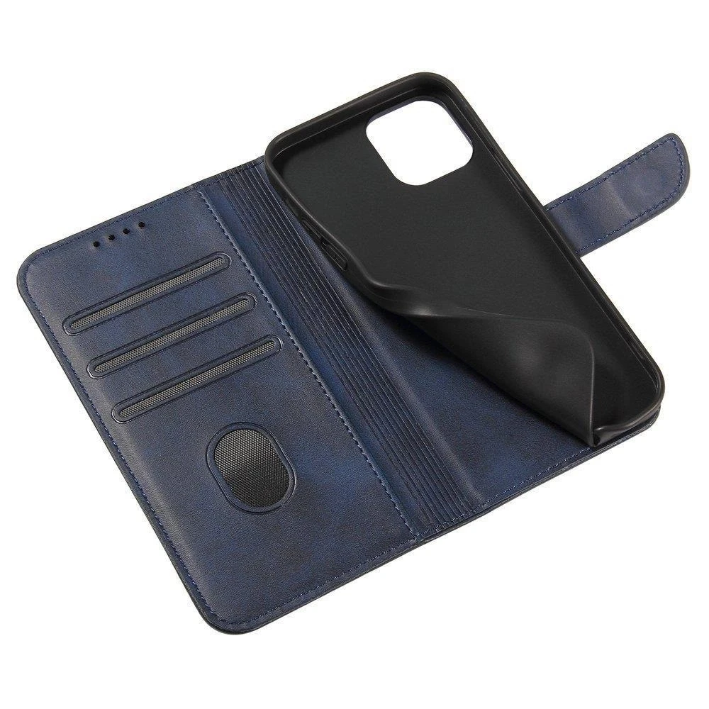 Hurtel Magnet dėklas elegant flip cover case with stand function Xiaomi Redmi Note 11 Pro+ 5G (China) / 11 Pro 5G (China) / Mi11i HyperCharge / POCO X4 NFC mėlynos spalvos