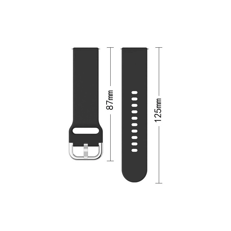 iLike Hurtel Silicone Apyrankė TYS band skirta Samsung Galaxy Watch 40 / 41 / 42 / 43 / 44 mm - turquoise