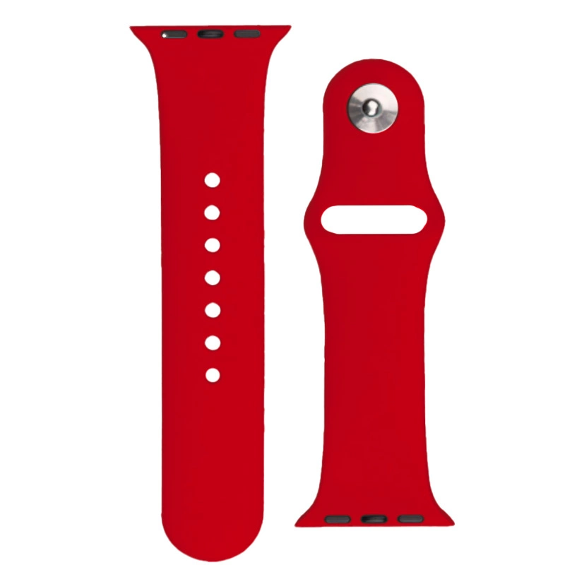 Hurtel Silicone apyrankė APS skirta Apple Watch 42/44/45mm apyrankė Watchband - raudonos spalvos
