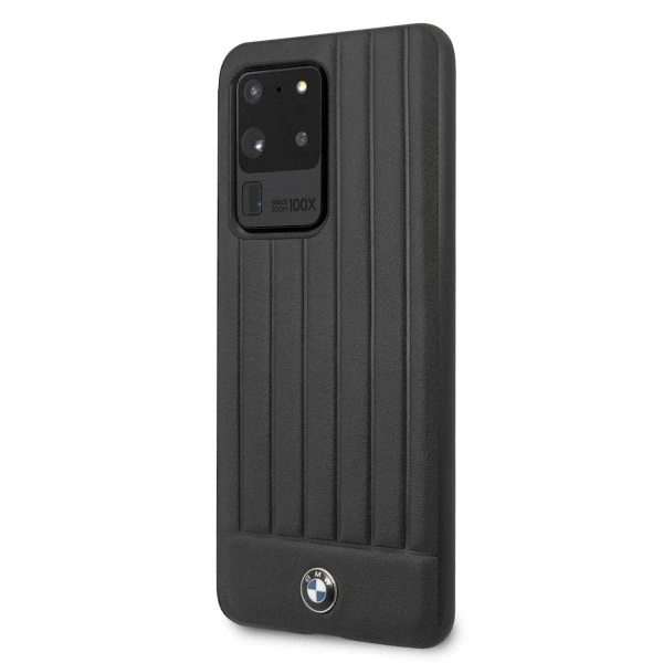 Samsung Galaxy S20 Ultra BMW dėklas Signature (BMHCS69POCBK) juodos spalvos