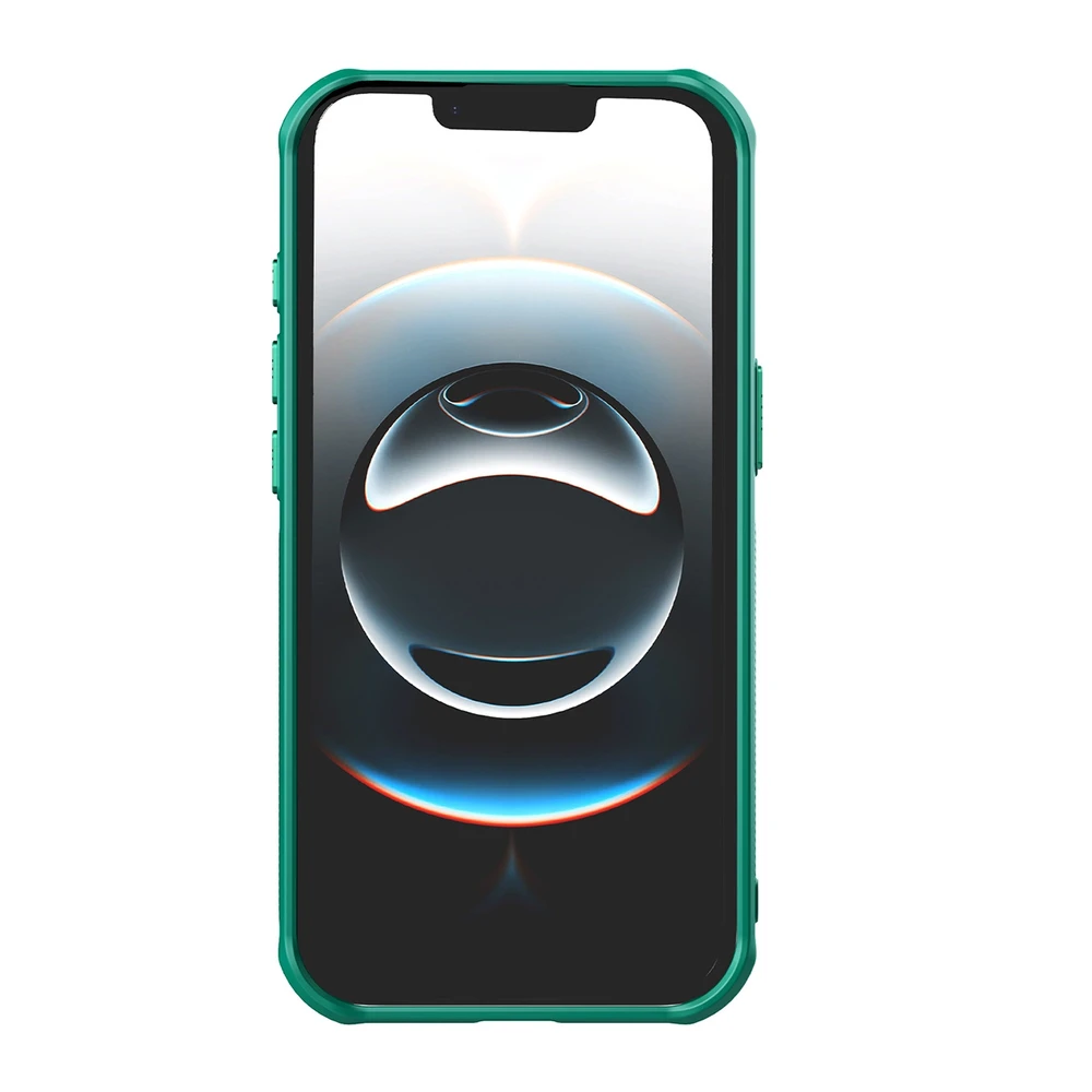 Nillkin Iceblade Prop Magnetic dėklas su Camera dėklas and Stand skirtas Apple iPhone 16e – žalios spalvos