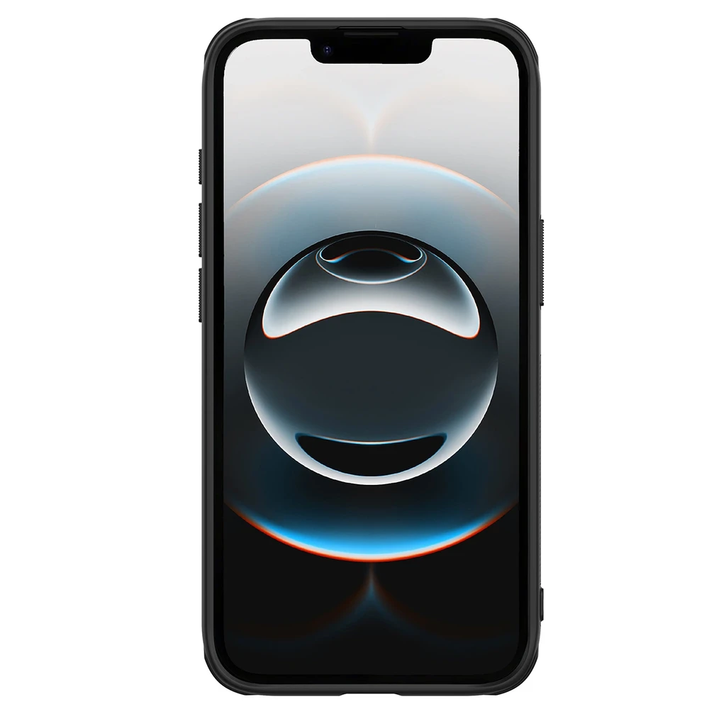 Nillkin Super Frosted PRO Magnetic Back dėklas skirtas Apple iPhone 16e juodos spalvos