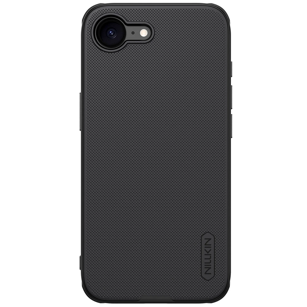 Nillkin Super Frosted PRO Magnetic Back dėklas skirtas Apple iPhone 16e juodos spalvos