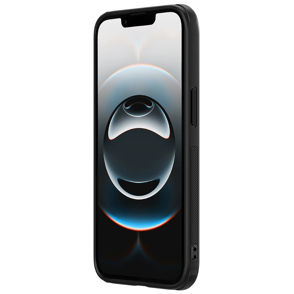 Nillkin Super Frosted PRO Magnetic Back dėklas skirtas Apple iPhone 16e juodos spalvos