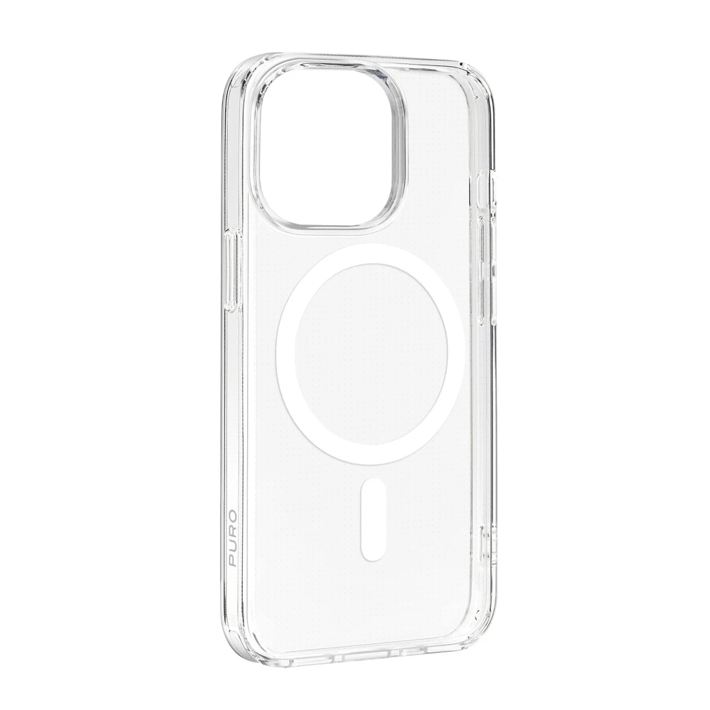SBS Puro Cover in PC+TPU+TPE with integrated magnets "LITE MAG PRO" Apple iPhone 15 Pro, dėklas telefonui baltos spalvos