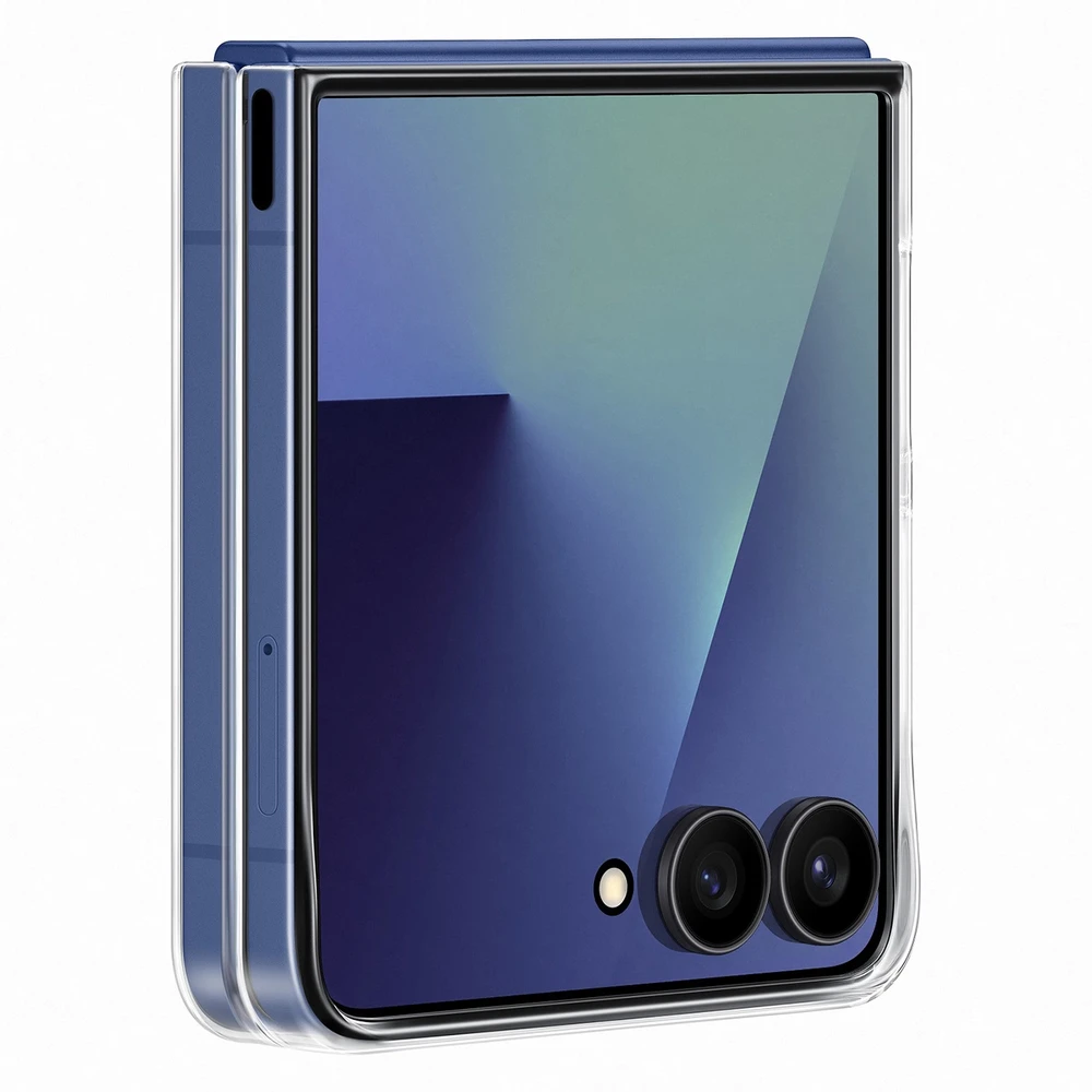 AF766CTEGWW skaidrus dėklas „Samsung Galaxy Flip7“, permatomas