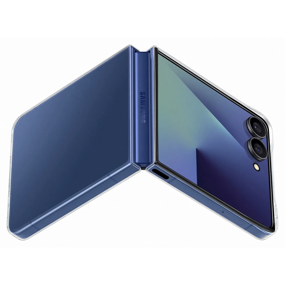 AF766CTEGWW skaidrus dėklas „Samsung Galaxy Flip7“, permatomas