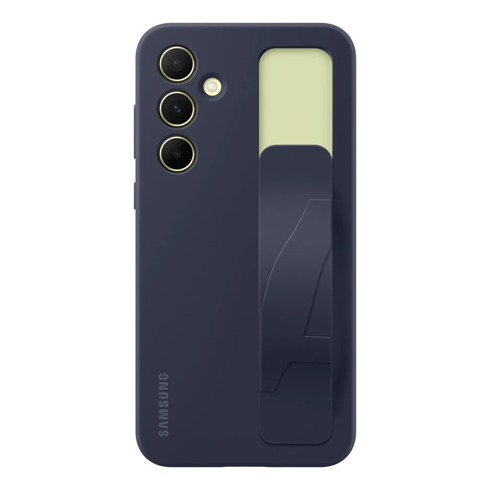 Dėklas GA556TBEGWW Standing Grip Case for Samsung Galaxy A55 Mėlyna Juodas (Mėlyna Juodas)