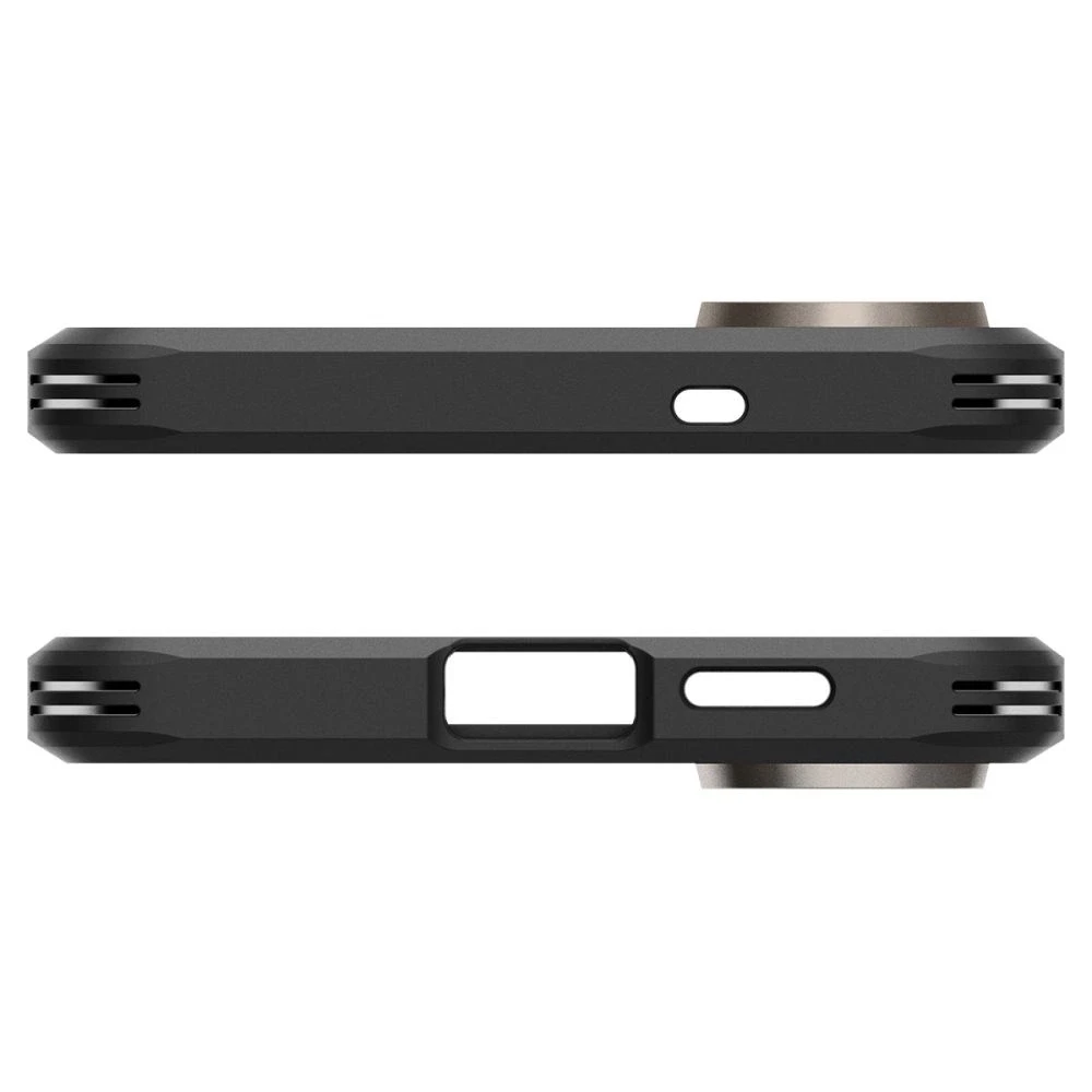 Spigen Tough Armor MagSafe dėklas skirtas Samsung Galaxy S25 Edge – Gray/juodos spalvos