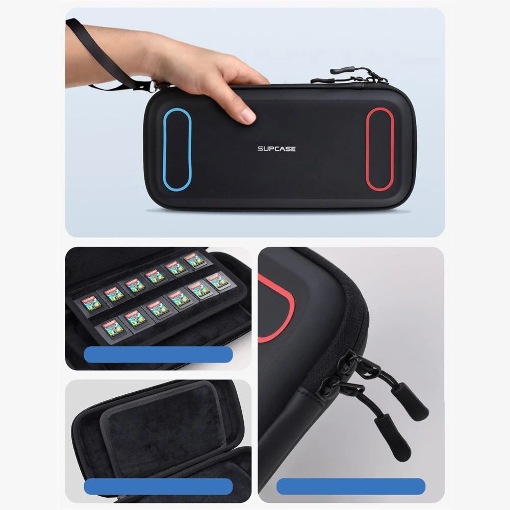 „Supcase“ nešiojimo dėklas, skirtas „Nintendo Switch 2“ - Juodas