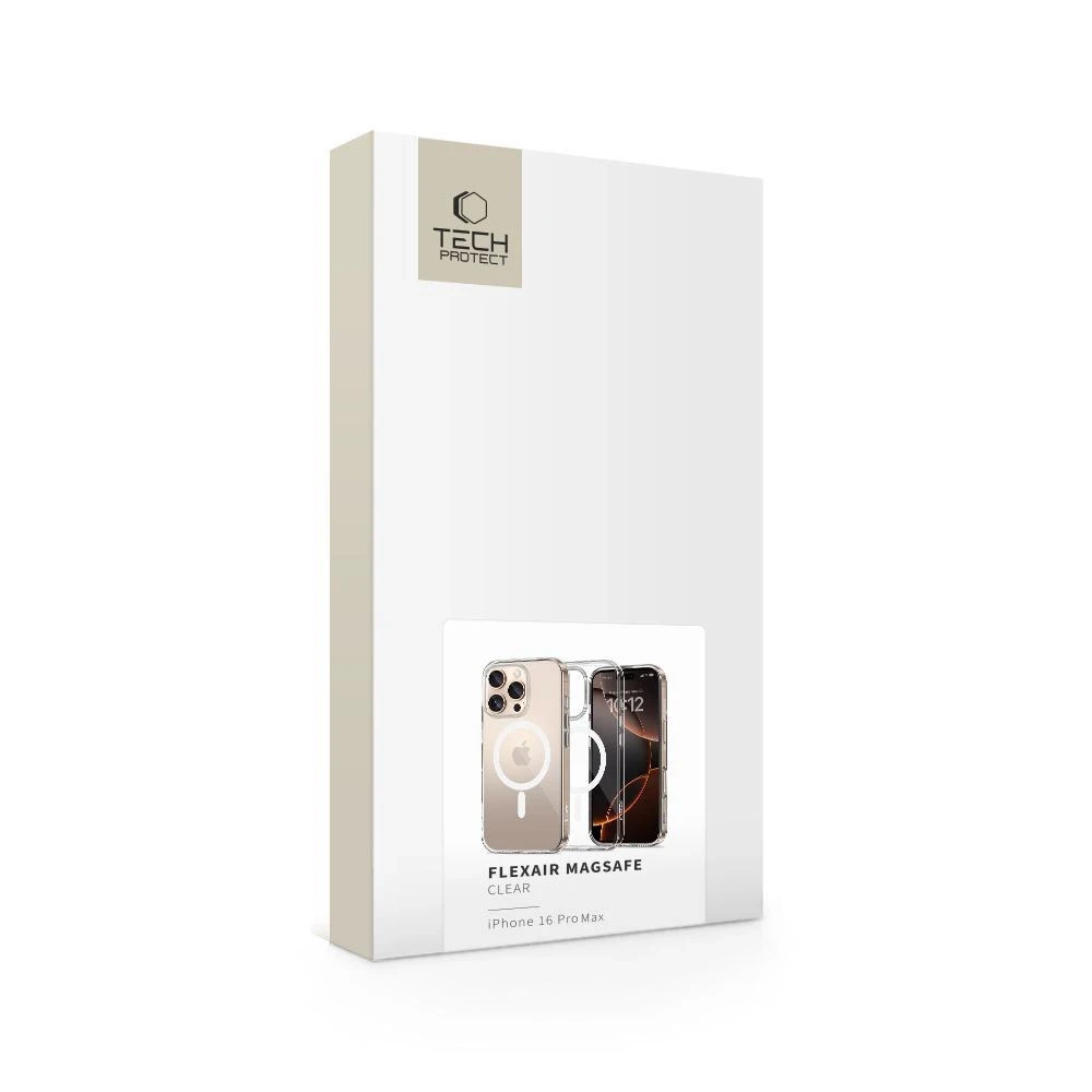Apple iPhone 16 Pro Max Tech-Protect FlexAir MagSafe dėklas teleofonui skaidrus