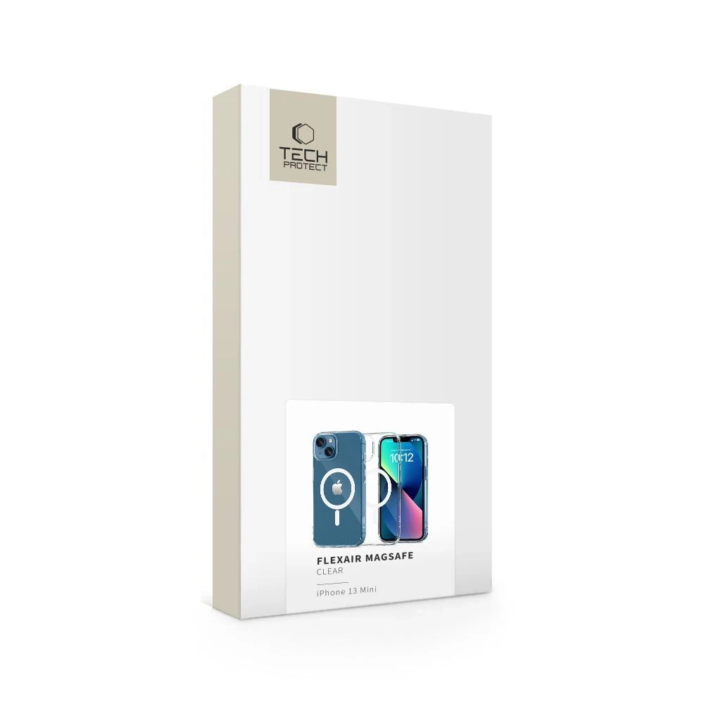 Apple iPhone 13 Mini Tech-Protect FlexAir MagSafe Clear dėklas telefonui skaidrus