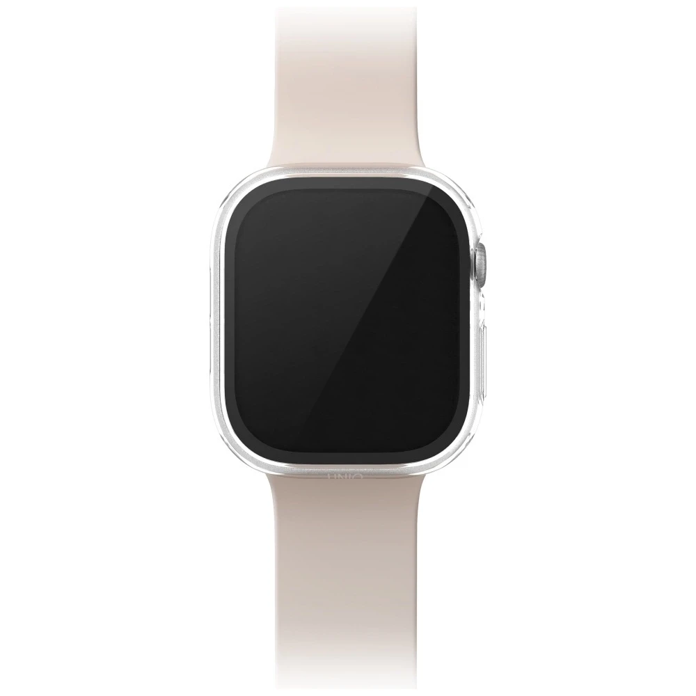 Išbandykite „UNIQ Nautic Apple Watch 46mm“ balandžio spalvos laikrodį