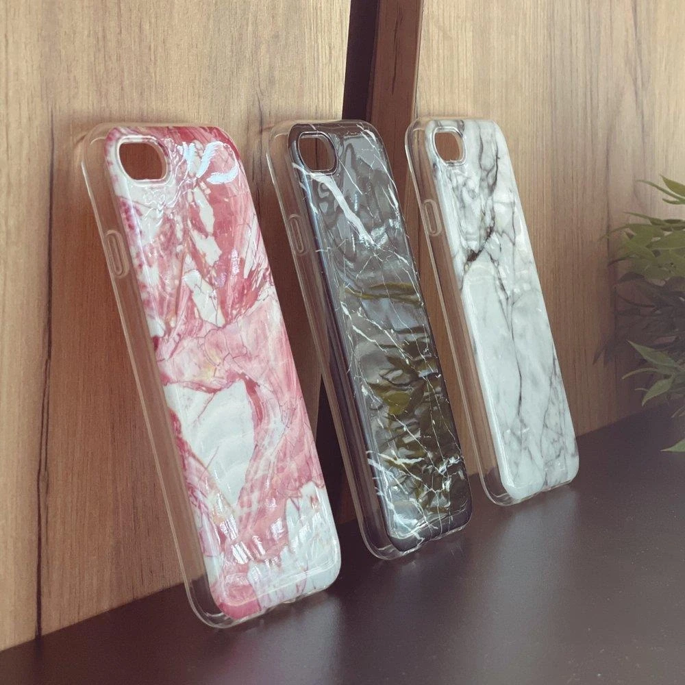 Wozinsky Marble TPU dėklas skirtas Xiaomi Redmi Note 10 5G / Poco M3 Pro, juodas