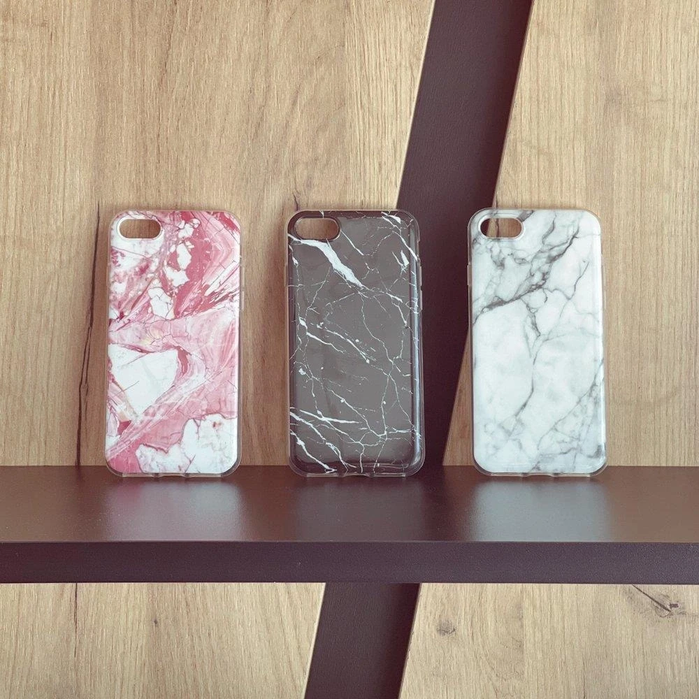 Wozinsky Marble TPU dėklas skirtas Xiaomi Redmi Note 10 5G / Poco M3 Pro, juodas