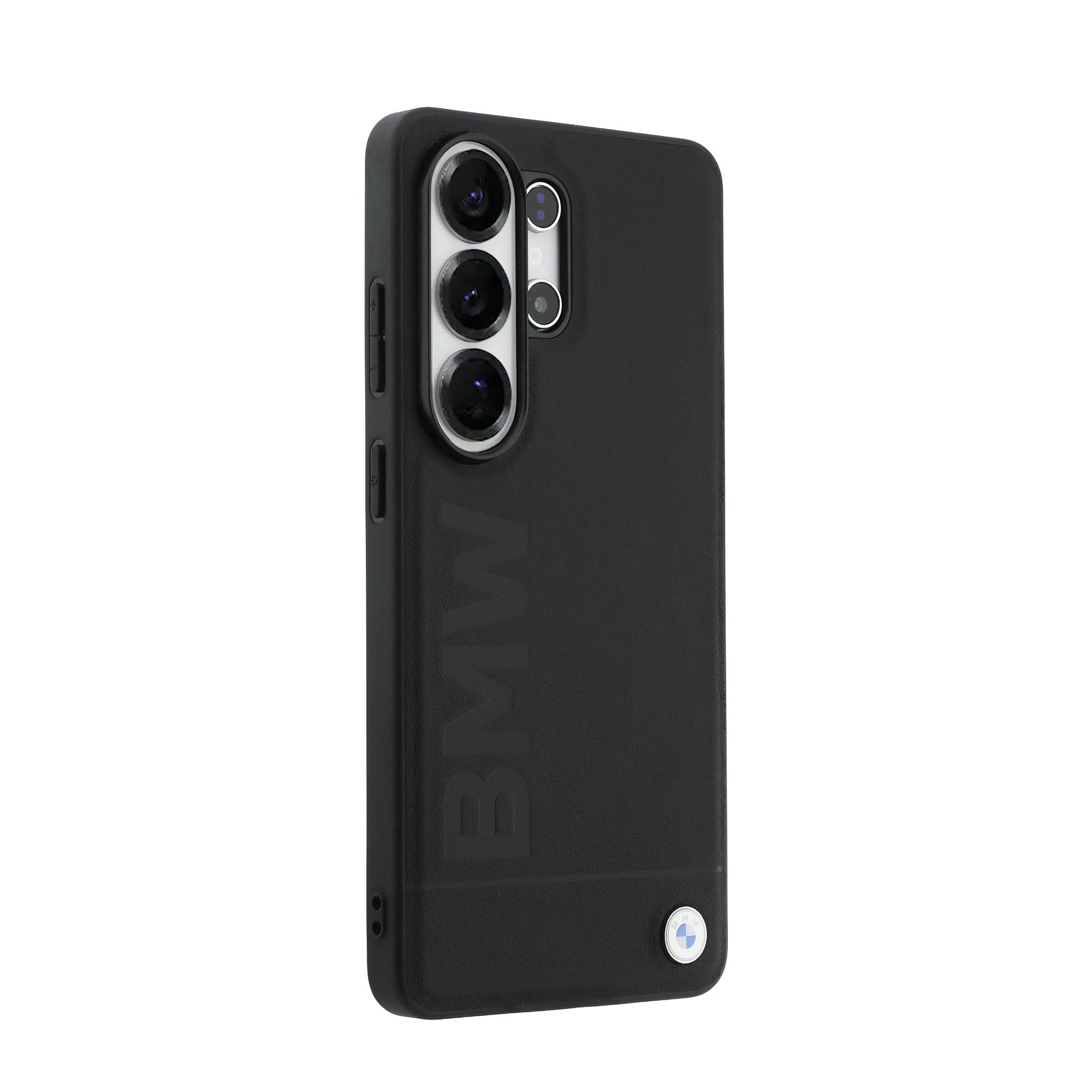 Dėklas BMW Leather Hot Stamp MagSafe do Samsung Galaxy S26 Ultra juoda aprašymas - Prekės nuotrauka