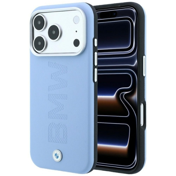 BMW Sign Centered Deboss MagSafe dėklas, skirtas iPhone 17 Pro / 18 Pro - Mėlyna aprašymas - Prekės nuotrauka