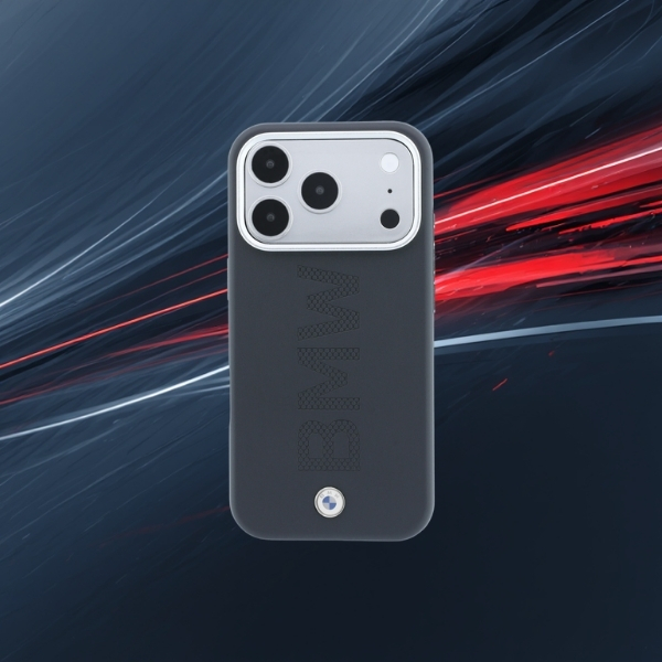 Dėklas BMW Sign Centered Deboss MagSafe Case, skirtas iPhone 17 Pro / 18 Pro – Pilka aprašymas - Prekės nuotrauka