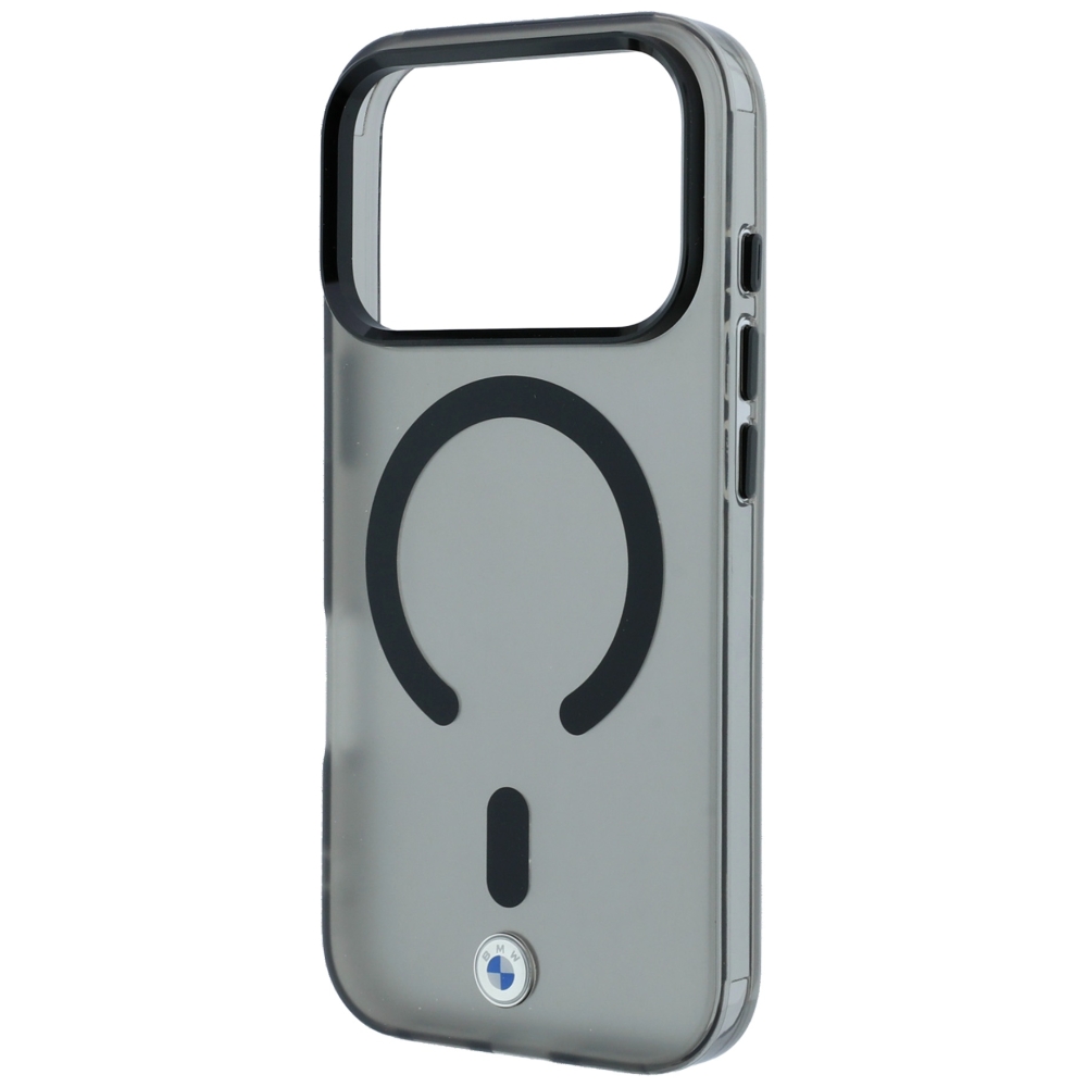 Dėklas BMW Sign Frosted IML & Metal Logo MagSafe Case, skirta iPhone 17 Pro / 18 Pro – Juoda aprašymas - Prekės nuotrauka