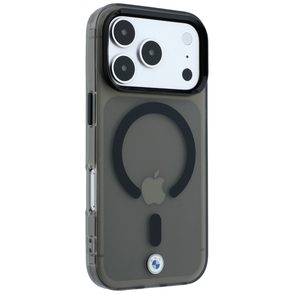 Dėklas BMW Sign Frosted IML & Metal Logo MagSafe Case, skirta iPhone 17 Pro / 18 Pro – Juoda aprašymas - Prekės nuotrauka