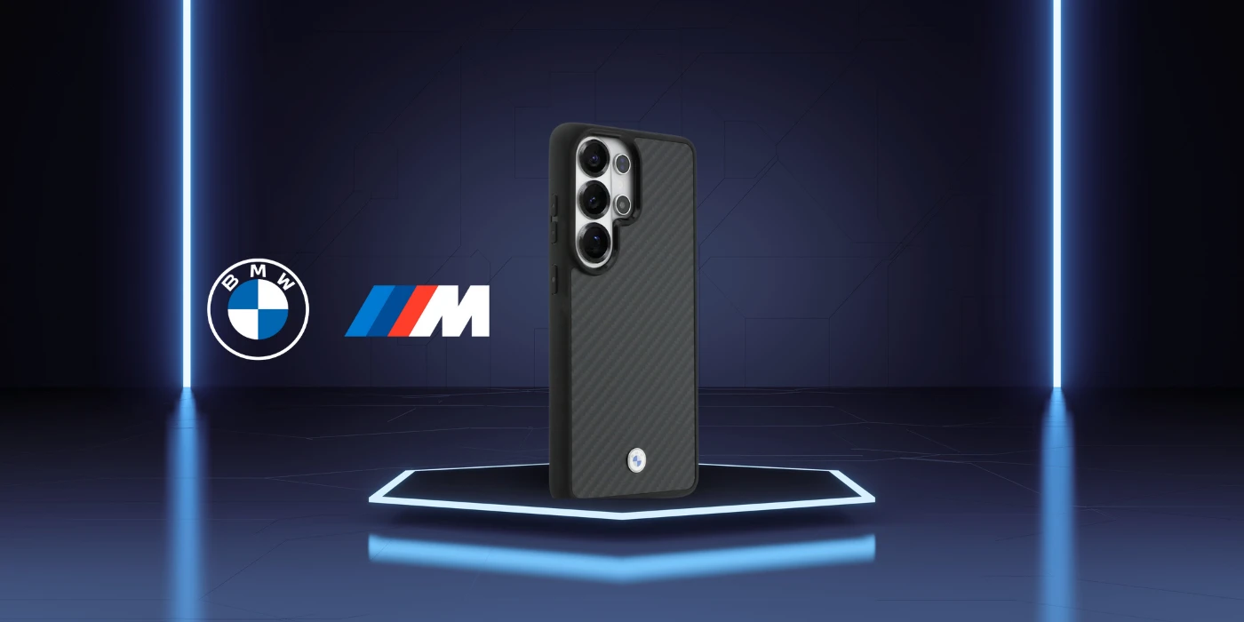 Dėklas BMW Sign Magnetic Carbon Fiber MagSafe do Samsung Galaxy S26 Ultra juoda aprašymas - Prekės nuotrauka