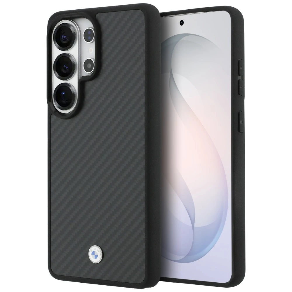 Dėklas BMW Sign Magnetic Carbon Fiber MagSafe do Samsung Galaxy S26 Ultra juoda aprašymas - Prekės nuotrauka
