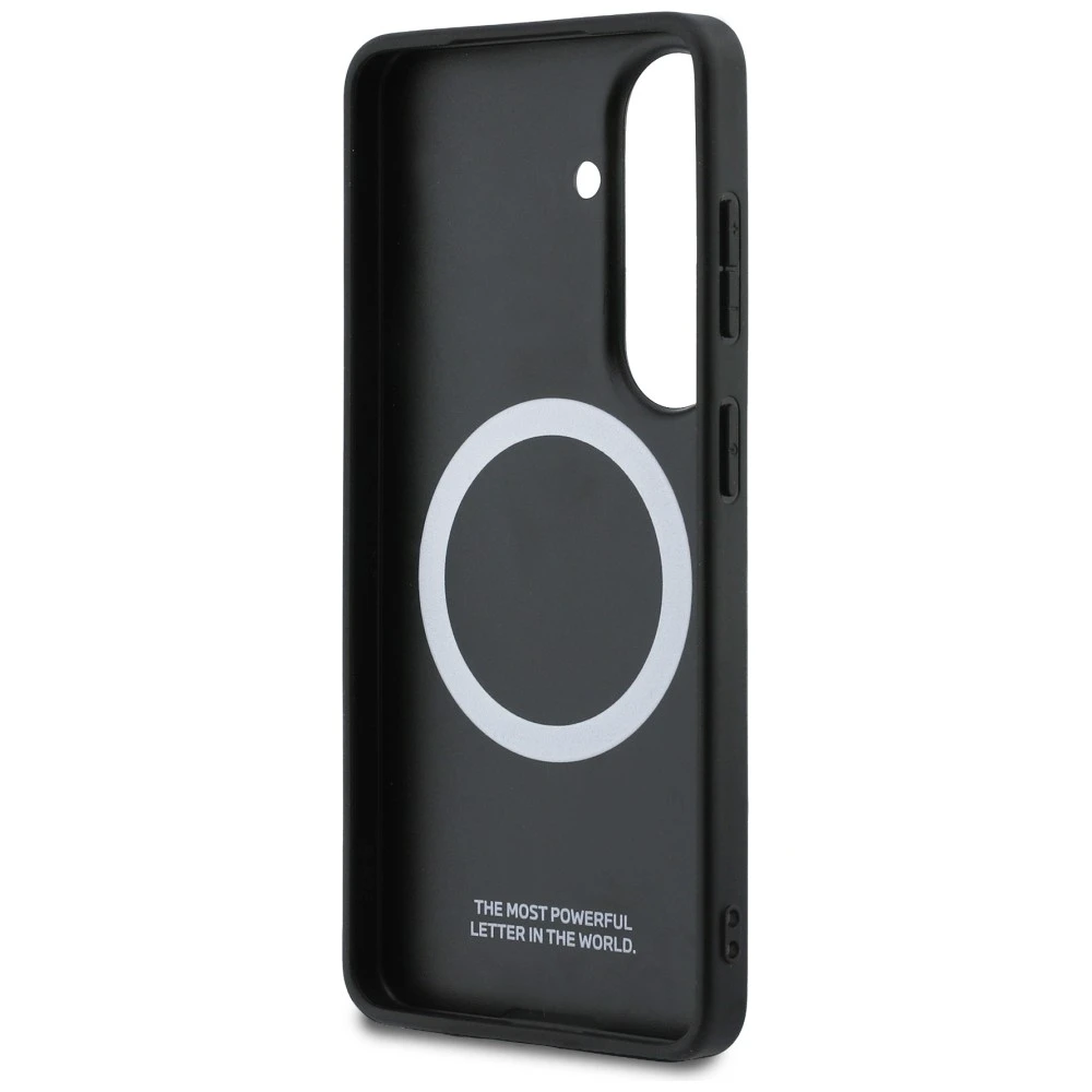 BMW Trispalvis metalinis logotipas „MagSafe“ dėklas, skirtas „Samsung Galaxy S26“, juodas aprašymas - Prekės nuotrauka