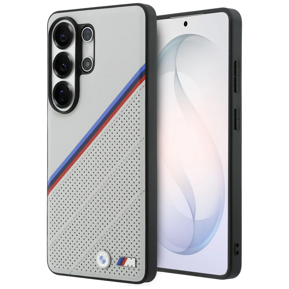 BMW trispalvis metalinis logotipas „MagSafe“ dėklas, skirtas „Samsung Galaxy S26 Ultra“, pilkas aprašymas - Prekės nuotrauka