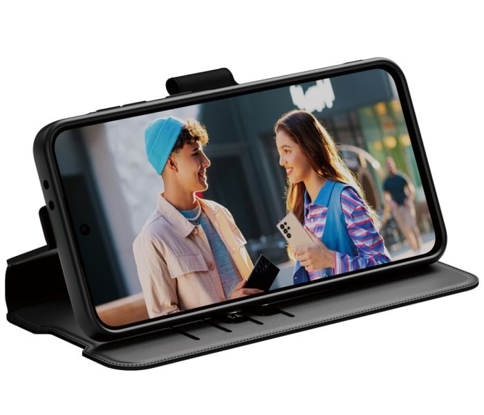 Panzer Glass CARE by PanzerGlass Feature Wallet Kickstand Samsung Galaxy A36 5G dėklas telefonui juodos spalvos aprašymas - Prekės nuotrauka Panzer Glass CARE by PanzerGlass Feature Wallet Kickstand Samsung Galaxy A36 5G dėklas telefonui juodos spalvos aprašymas - Prekės nuotrauka