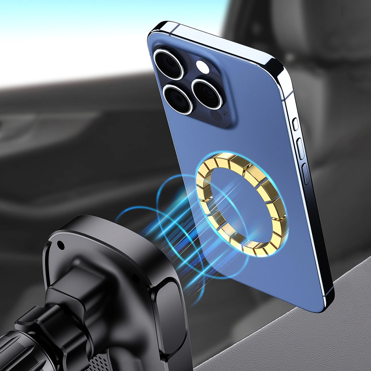 Dudao FW11 automobilinis telefono laikiklis su 15W indukciniu įkrovikliu oro grotelėms / cockpit – juodos spalvos aprašymas - Prekės nuotrauka Dudao FW11 automobilinis telefono laikiklis su 15W indukciniu įkrovikliu oro grotelėms / cockpit – juodos spalvos aprašymas - Prekės nuotrauka
