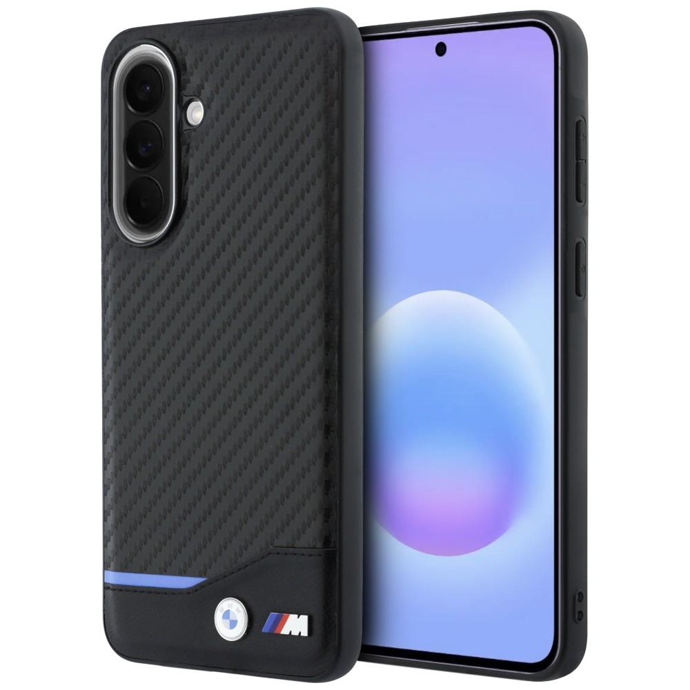 Dėklas BMW M Carbon na Samsung Galaxy A57 5G - juoda aprašymas - Prekės nuotrauka