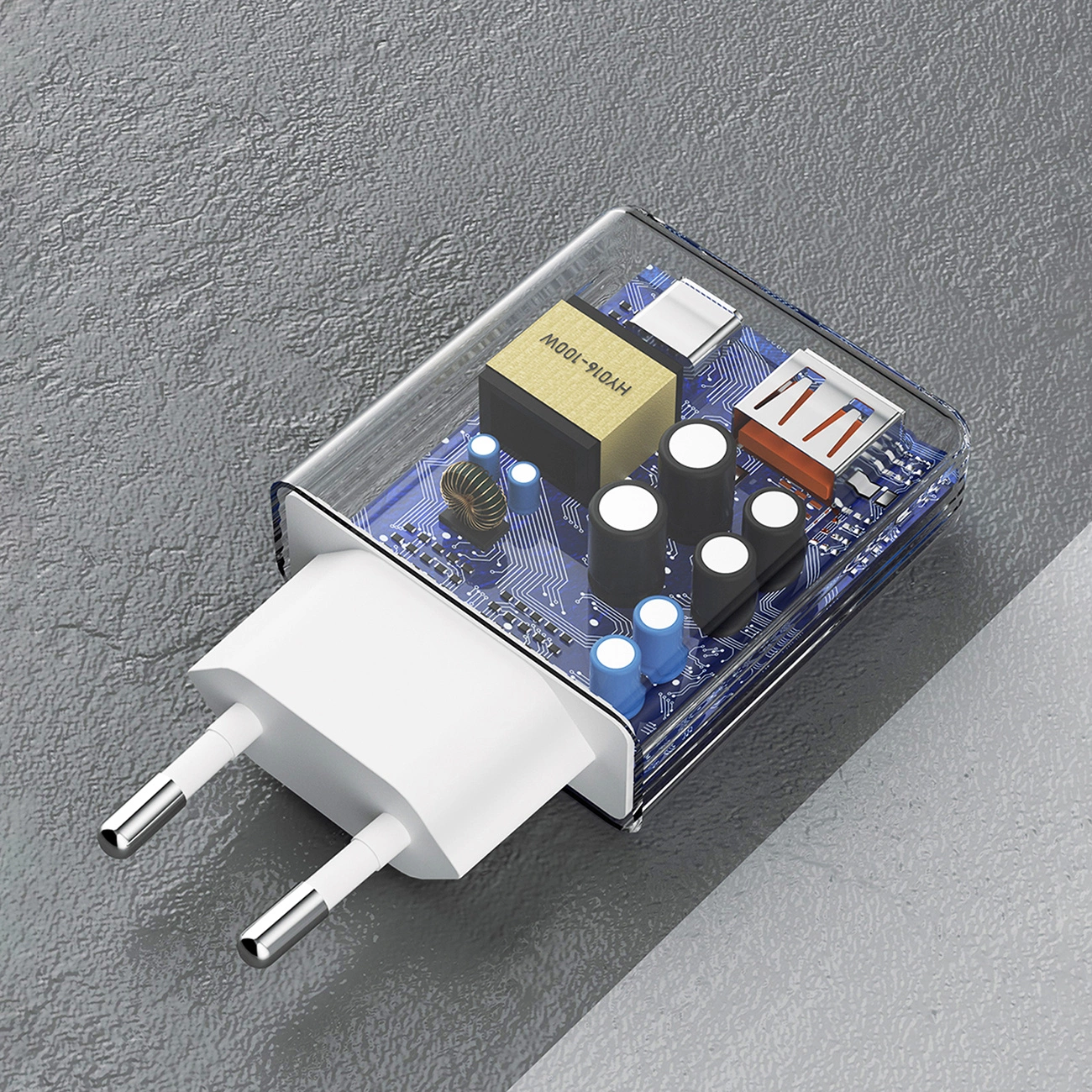 GaN Dudao A30EUL 30W USB-A / USB-C laidinis įkroviklis + USB-C – Lightning kabelis – baltos spalvos aprašymas - Prekės nuotrauka GaN Dudao A30EUL 30W USB-A / USB-C laidinis įkroviklis + USB-C – Lightning kabelis – baltos spalvos aprašymas - Prekės nuotrauka