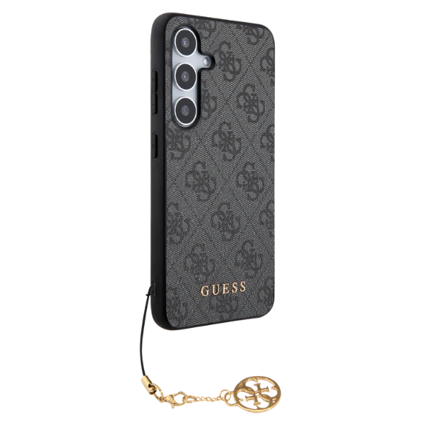 Guess 4G Charms Collection Samsung Galaxy A35 - dėklas telefonui juodos spalvos aprašymas - Prekės nuotrauka
