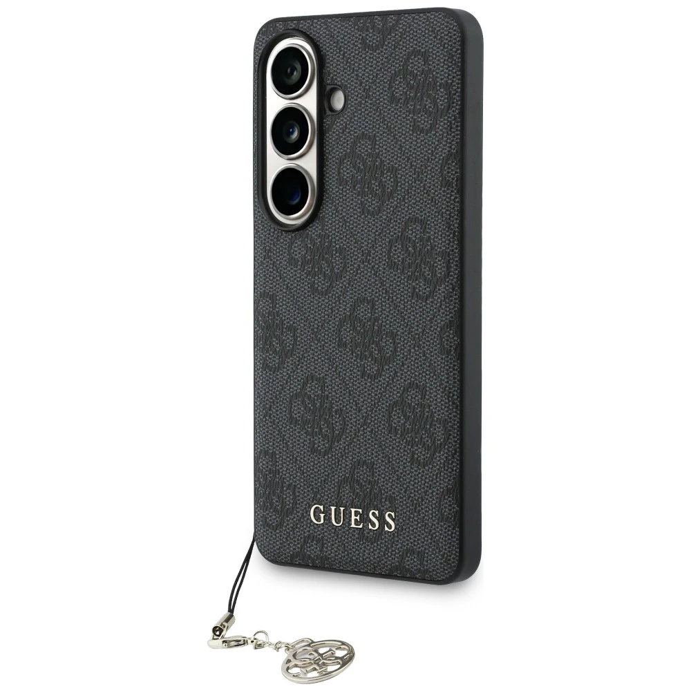 Guess 4G klasikinis „Logo Charm MagSafe“ dėklas, skirtas „Samsung Galaxy S26“, juodas aprašymas - Prekės nuotrauka