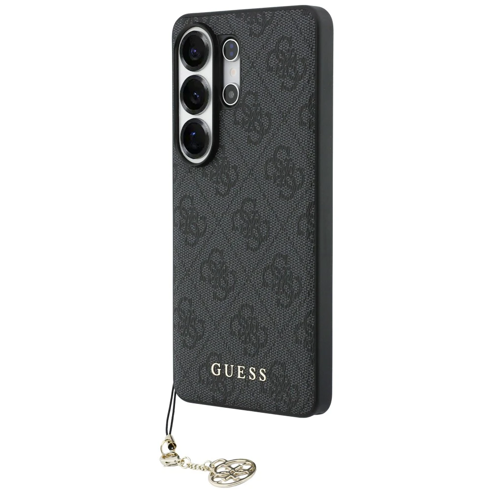 Guess 4G klasikinis „Logo Charm MagSafe“ dėklas, skirtas „Samsung Galaxy S26 Ultra“, juodas aprašymas - Prekės nuotrauka