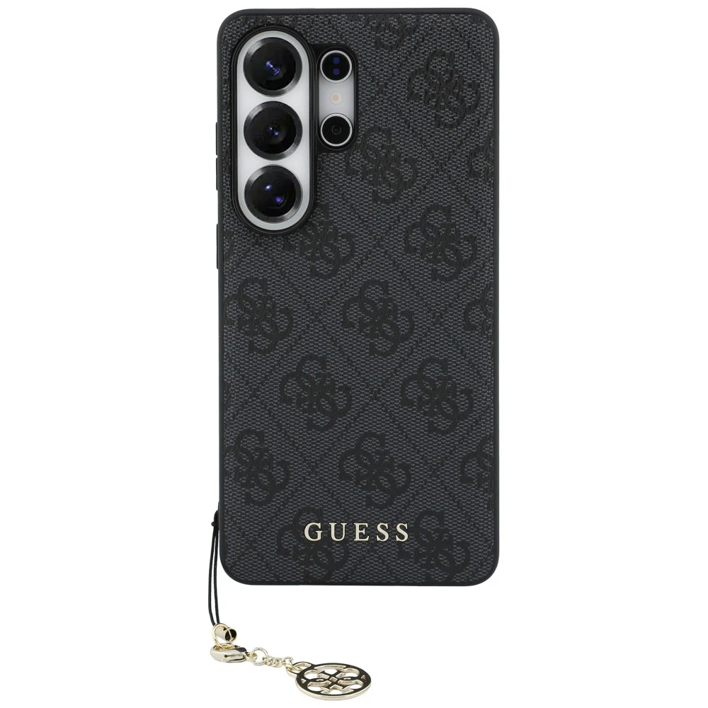 Guess 4G klasikinis „Logo Charm MagSafe“ dėklas, skirtas „Samsung Galaxy S26 Ultra“, juodas aprašymas - Prekės nuotrauka