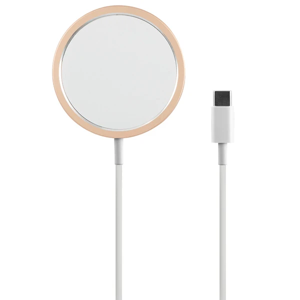 Guess induction GUCBMSLRD 15W MagSafe - dėklas telefonui aukso spalvos aprašymas - Prekės nuotrauka