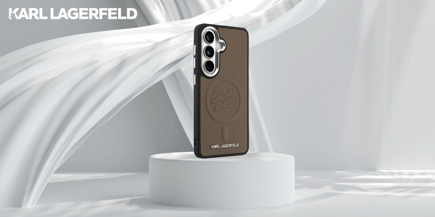 Karl Lagerfeld Reljefiniai žiedo inicialai „MagSafe“ dėklas, skirtas „Samsung Galaxy S26“, rudas aprašymas - Prekės nuotrauka Karl Lagerfeld Reljefiniai žiedo inicialai „MagSafe“ dėklas, skirtas „Samsung Galaxy S26“, rudas aprašymas - Prekės nuotrauka